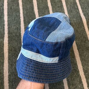 Denim bucket hat